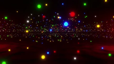 Multicolor light landscape Stock-Footage 219337293