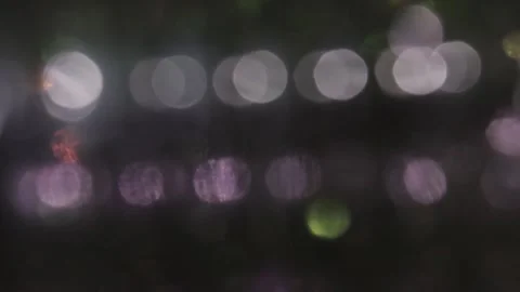 Multicolor light leak video in the form of bokeh Stock Footage 318158636