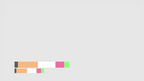 Multicolor Lowerthird subtitle box Stock Footage 281345169