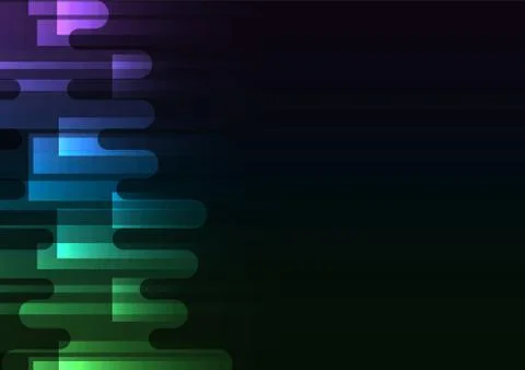 Multicolor melt overlap abstract square background Stock Illustration