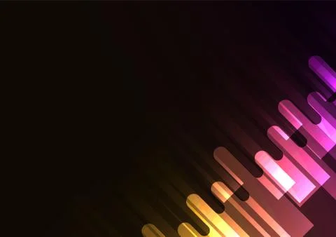 Multicolor melt overlap abstract square background Stock Illustration