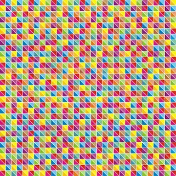 Multicolor mosaic of triangles Stock-Illustration