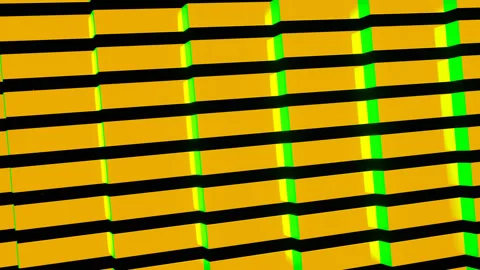 Multicolor Movement of Glossy Rectangles Background VJ Loop in 4K Stock Footage 344577562