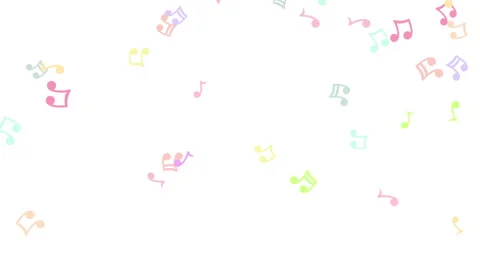 Falling Music Notes Stock Video Footage | Royalty Free Falling Music ...