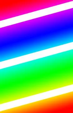 Multicolor neon abstract with glowing lines across Stock Illustration