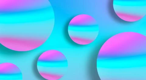 Multicolor neon gradient. Moving abstract blurred background. Screen saver Stock Illustration