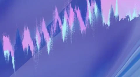 Multicolor neon gradient. Moving abstract blurred background. Screen saver Stock Illustration