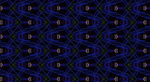 Multicolor neon gradient. Moving abstract blurred background. Screen saver Stock Illustration