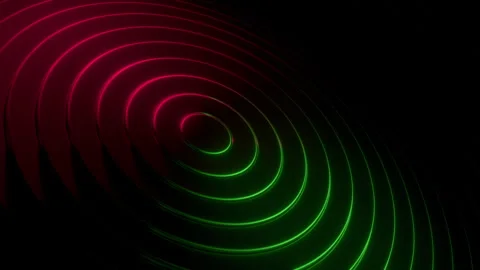 Multicolor Neon Spiral Vortex Looping Abstract 3D Background. 3D rendering Stock Footage 325495658