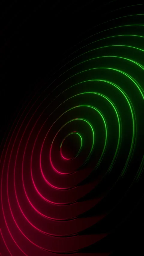 Multicolor Neon Spiral Vortex Vertical Looping Abstract 3D Background. 3D Stock-Footage 331280359