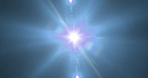 Multicolor optical lens flares light leaks, cool blue tint optical lens flares Stock Footage 294764069