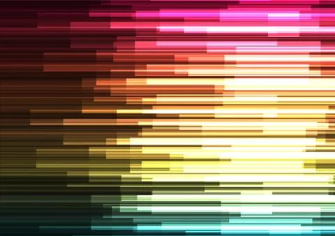 Multicolor overlap pixel speed abstract background Stock Illustration