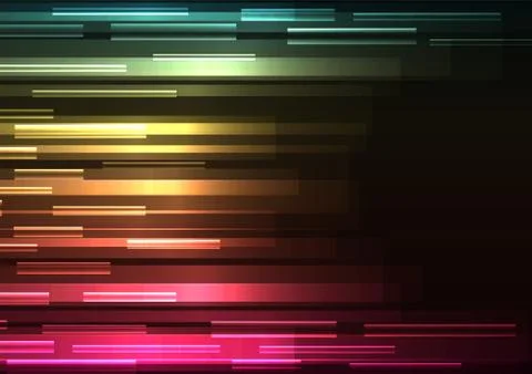 Multicolor overlap pixel speed abstract background Stock Illustration