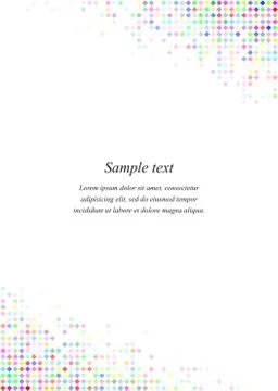Multicolor page corner design template イラスト素材