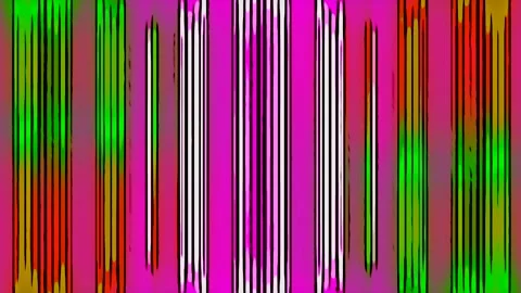 Multicolor parallel stripes move perpendicularly. Motion. Vertical bright Stock Footage 234213676