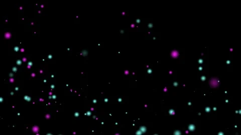 Multicolor particles Video stock 276222981