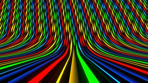 Multicolor Particles Motion Down Background VJ Loop in 4K Stock Footage 343270441