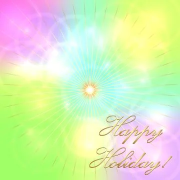 Multicolor pastel holiday background Stock Illustration