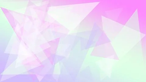 Multicolor pastel polygon triangles overlap into a luminous abstract backgr.. Stock Illustration