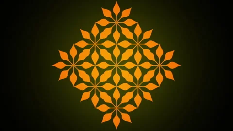 Multicolor pattern seamless looping animation. Mandala looping animation. Stock Footage 232061132