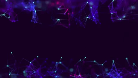 Multicolor plexus network backdrop Stock Footage 197073205