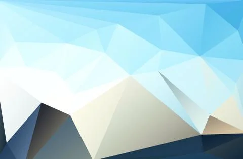 Multicolor polygon forms background Stock Illustration