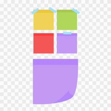 Multicolor post it notes isolated. Colored sheets of note papers vector illus Illustrazione stock