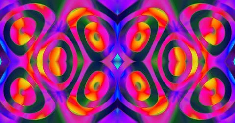 Multicolor Rainbow Fluorescent Neon Abstract Pattern Background Illustrazione stock