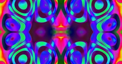 Multicolor Rainbow Fluorescent Neon Abstract Pattern Background Illustrazione stock