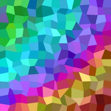 Multicolor rectangle mosaic vector background Stock Illustration