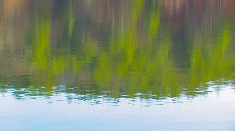 Multicolor reflection in the water. Stock Footage 27110090