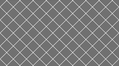 Multicolor repeating square diamond shape creating illusion pattern background Stock Footage 243408506