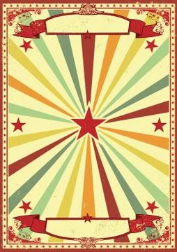 Multicolor retro sunbeams background Stock Illustration