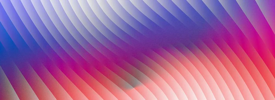 Multicolor ribbed gradient abstract glass background with smooth pastel pink Stock Illustration