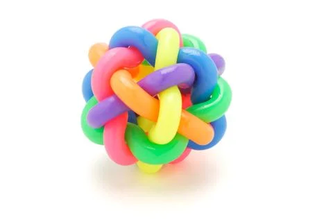 Multicolor rings ball Stock Photos