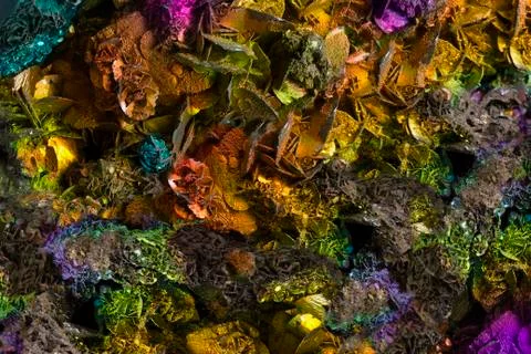 Multicolor rock Foto stock