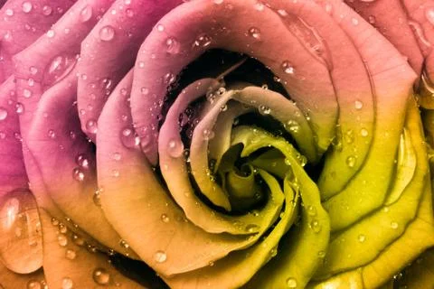 Multicolor rose Stock Photos