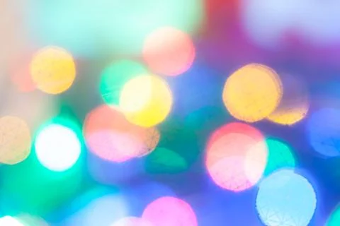 Multicolor round blurred highlights Stock Photos