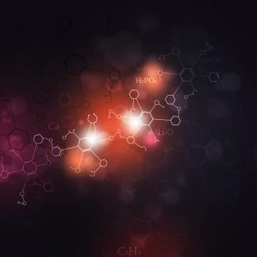 Multicolor Science Background Stock Illustration