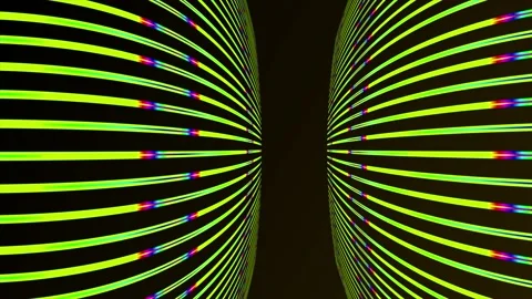 Multicolor seamless looping glowing lines background Stock-Footage 204746959