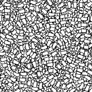 Multicolor seamless pattern. Repeating pattern for printing and design Stock Illustration