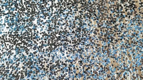 Multicolor sequin background with smooth horizontal camera movement for fes.. Stock Footage 340034615
