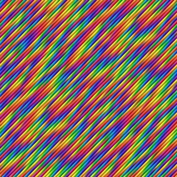 Multicolor shaded stripes seamless pattern in a rainbow color palette. 스톡 일러스트