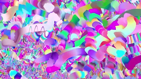 Multicolor shapes. Stock Footage 312364966