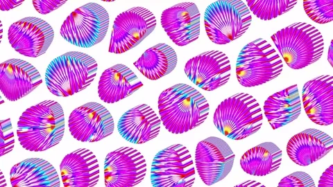 Multicolor shapes. Video stock 312365042