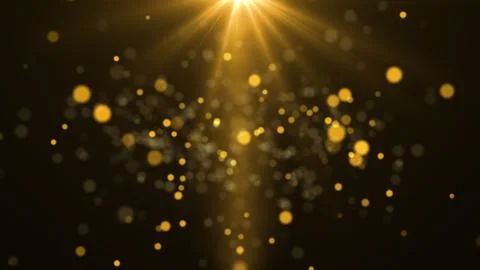 Multicolor Shining Particles. Glitter Effect with Vibrant and Glowing Sparkle Stock Photos
