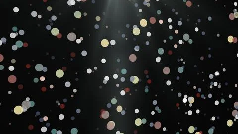 Multicolor Shining Particles. Glitter Effect with Vibrant and Glowing Sparkle Stock Photos