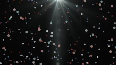 Multicolor Shining Particles. Glitter Effect with Vibrant and Glowing Sparkle Stock Photos