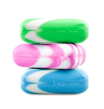 Multicolor soap Stock Photos