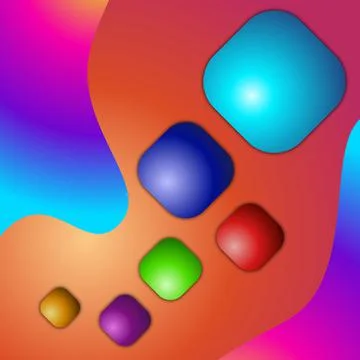 Multicolor soft gradient background gradient blur color background Stock Illustration